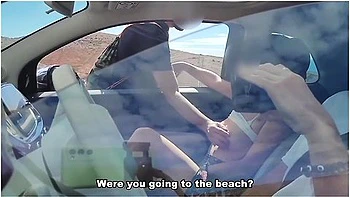 Public Blowjob To A Stranger Exhibitionist Jerks And Sucks A Passerby In The Street