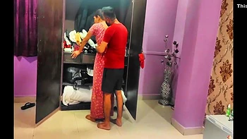 Kamwali Bibi Tried To Theft And Was Punished Fuck By Landlord