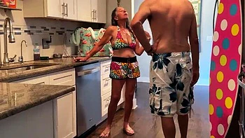 Amelie's Summer Blowjob & Real Orgasm - Hot American Babe Smoking Sex