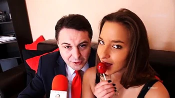 Amirah Adara's Sensual Footjob on Andrea Dipre's Cock - Young Teen Fetish Action