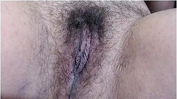 Closeup Bush Spread Pussy Gaping