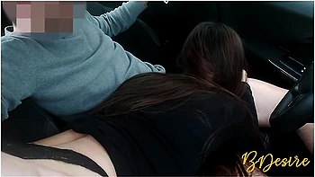 My Colleague Couldnt Wait To Suck My Big Cock In The Car And Ride On It With Her Big Ass Taking Cum