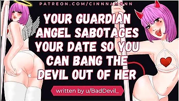 Banging Your Guardian Angel And Devil Asmr Erotic Audio Roleplay Blowjob Deepthroat