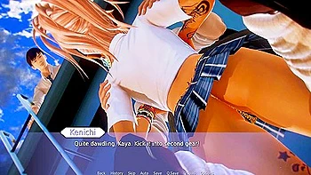 Your Classmates Are Having Sex In The School Rooftop While You Are Watching ( Waifu Academy-kayane ) With Anime Hentai And Car Toon