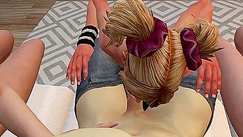 Julie T And Car Toon - Tight Pussy Deepthroats Your Cock For Cum And Short Hair Babe Rides Your Cock