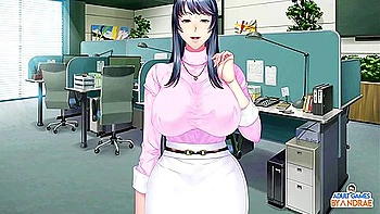 Anime Hentai And Big Boss - I Wanna Fuck My Busty Boss