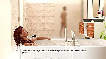 My Stepbrothers Wife #33 While Sharing The Bathroom With John, Jennifer Masturbated