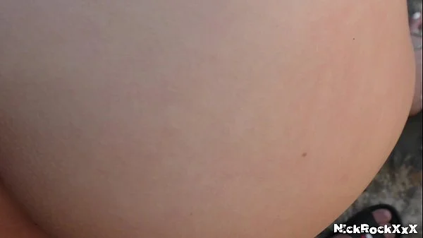 Beach Fuck In The Rocks ! Public with Loren Strawberry