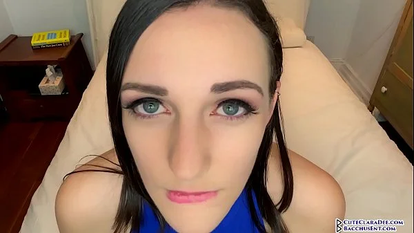 Clara Dee - Close Up Cum Begging and Cum in Mouth JOI