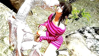 Kemuri Gets Fucked By Two Blind Dracolizards