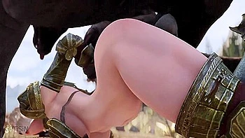 Elf Slut Warrior Was Fucked By A Big Werewolf 1