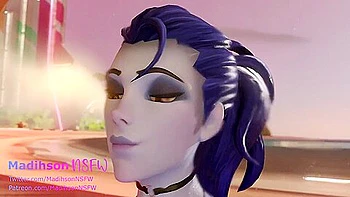 Madihsonnsfw - Widowmaker Toys With Kiriko On The Beach