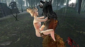 Human Female And Werewolf