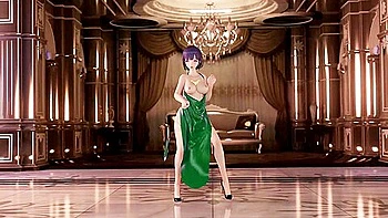 Honkai Impact Mei Raiden Sex And Dance Dark Green Apron Color Edit Smixix