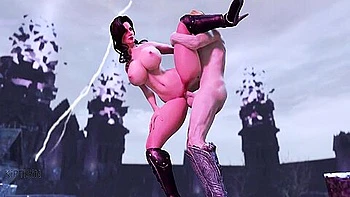 Step mother Valerica High Vampire Enjoys Young Dovahkiin And His Cock 2.5