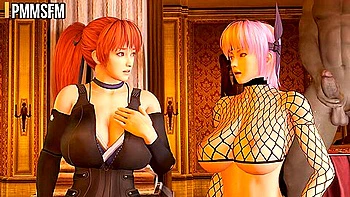 Kasumi Spying On Ayane [pmmsfm]