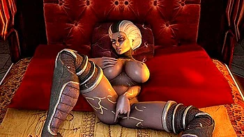 Sindel Masturbates