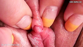 Pink Vagina Of Beauty Girl Shows Her Pussy