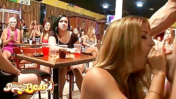 See All Those Slutty Sweethearts Take Turns Sucking Multiple Rods In A Sexy Party