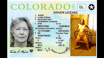 Linda Miner From Colorado Strips and Masturbates