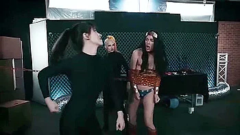 Olive Glass - Wonder Woman In One Dumb Woman Meet The Fembots