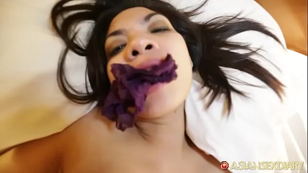 AsianSexDiary Hairy Pussy Filipina Fucked & Creamy Creampie