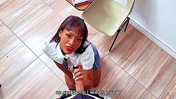 Perverted Director Of An University Fucks A 18 Brunette Teen 18+ Girl In His Car - Public