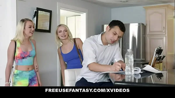FreeUse Fantasy - StepSisters (Alice Pink) (Dixie Lynn) Are Free Use For Stepbrother To Fuck