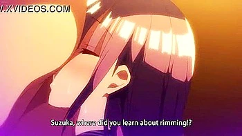 Threesome with my sister, I get sandwiched between two big tits and cum inside them.