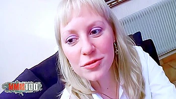 First Anal Penetration For This Blonde With Big Tits