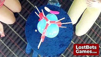 Voluptuous Grace Captivating Strip Game Of Prick-prick