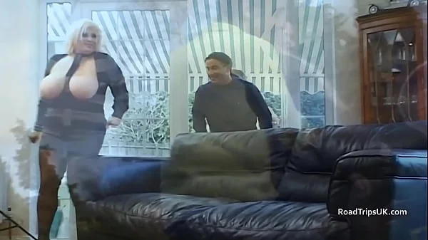 Thick and busty Kirstyn Halborg gets double penetrated