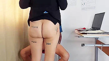 Secretaria Descubierta En El Trabajo, Querias Verga Puta?, Bien Pues Aqui La Tienes!