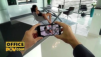 Romy Indy - In Romy Finally Get To Fuck Her Boss After Masturbating All Day