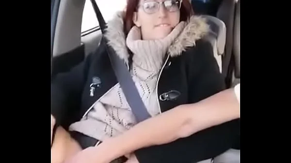 Oh my God!!! This young hitchhiker wants to drive him crazy and wet those seats!!