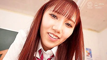 制服美少女が見つめて語りかける主観奉仕で学園SEX