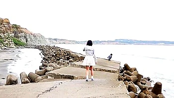 Horny Japanese girl Minami Kashii in Incredible outdoor, striptease JAV movie