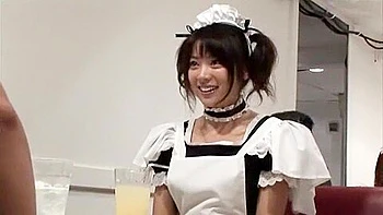 Hottest Japanese slut in Incredible Public, Maid JAV movie