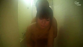 Hottest Japanese model Misora Hayama in Exotic showers, big tits JAV clip