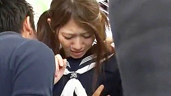 Horny Japanese model Koizumi Nozomi, Arisa Nakano in Exotic Public JAV clip