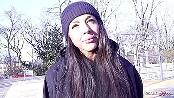 Swiss Tattoo Model Lady Fiina Gets Banged Ribald At Her 1st Porn Casting