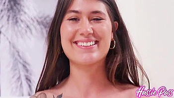 Slender Girl Takes A Big Cock Featuring Charlotte Mae With Damion Dayski