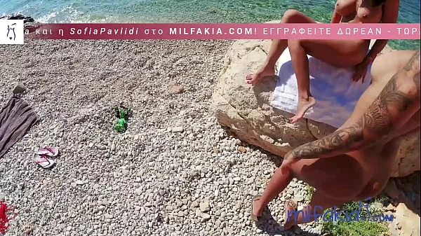 Sharing is caring: Hot 3some fuck with 2 naughty sluts Sofia Pavlidi & Rosa Rozita (FULL SCNE)! Milfakia.com