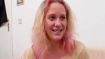 Blonde German Slut Drinks Cum After Hot Fuck