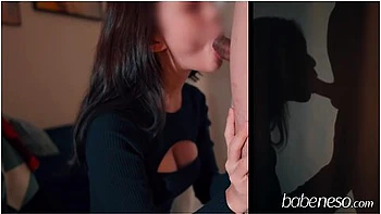 Big Load Of Cum Straight Into Throat! Showing Off My Tongue Skill