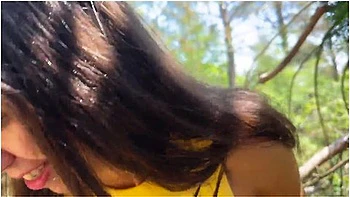 Oliver Strelly And Katty West - I Caught A Guy And A Girl In The Forest And Joined In A Bi Threesome In Nature - 3.94