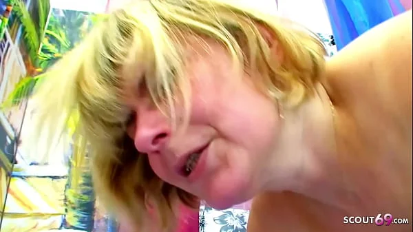 Huge Saggy Tits Mum Fuck by Big Dick Step Son and Facial