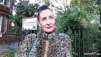 Stacey Robinson In Skinny Redhead Mature Scarlett Talk To Fuck At A Street Casting