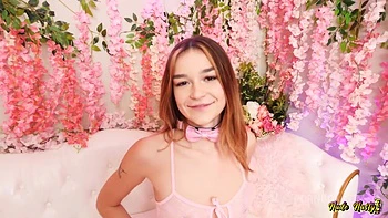 Pink Room Ep.14: 18 Year Old Ass Eating Cutie Della Cate Gets Throatfucked & Creampied