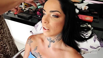 Behind the Scene from Hot brasilian Dark Hot gets hardcore DP